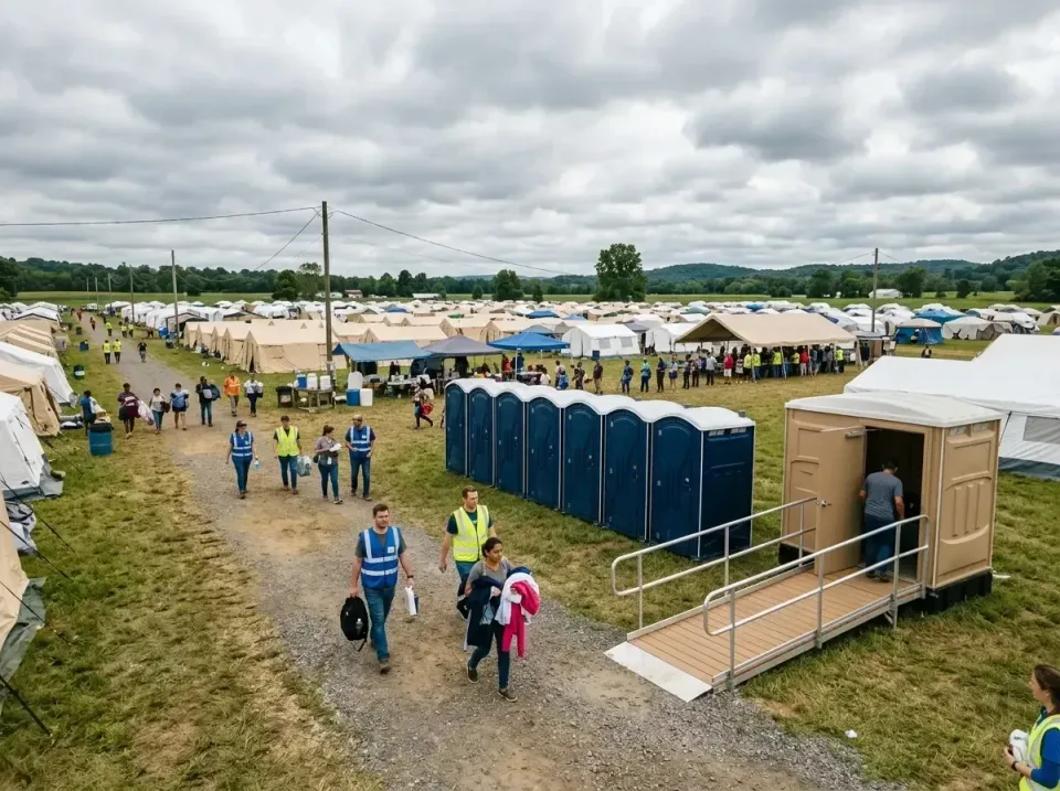 disaster-relief-camp-restrooms-010 — frequently asked questions, Dumpster & Portable Bathrooms Rental in Wade Hampton, SC